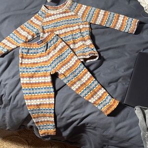Patagonia fleece set 3T EUC